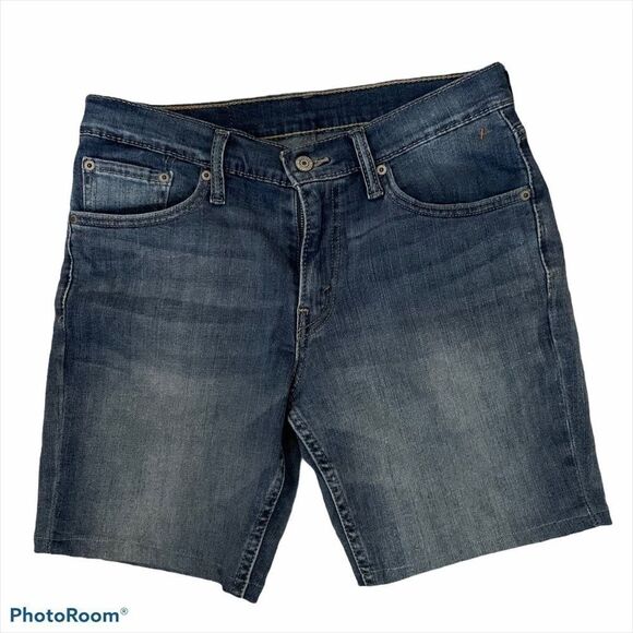 EUC Levi’s 511 Jean Shorts Blank Red Tab Size 30 - Picture 1 of 12